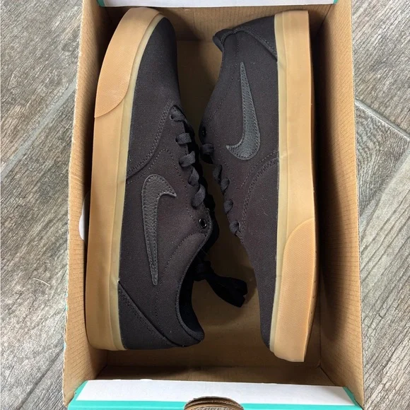 Size 10.5 - Nike Charge Canvas SB Black Gum - Picture 6 of 7